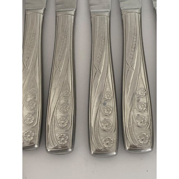 VTG Flatware Stainless Steel Everyday Tableware Butter Knives Dinner Replacement - Picture 6 of 6